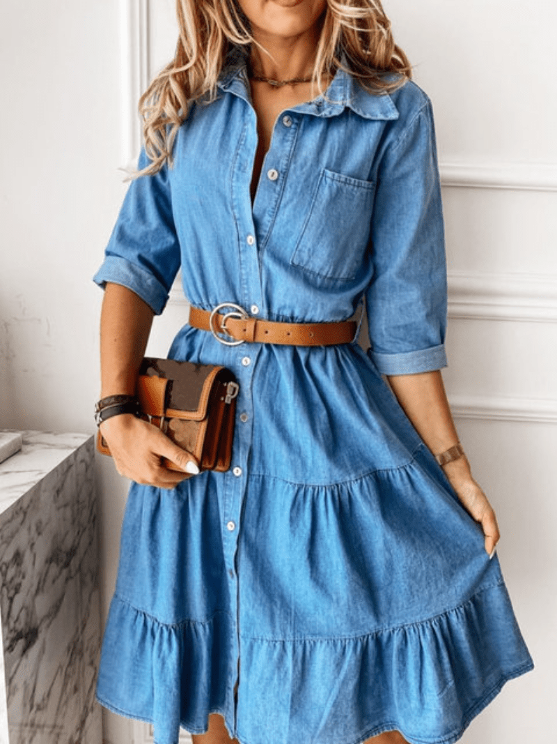 Vestido Holiday Feminino Manga Comprida